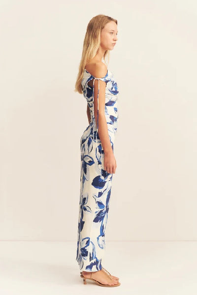 SHONA JOY - STEVIE GATHERED MAXI DRESS - BLUEBELL WALLPAPER - PERTH STOCKIST - AUSTRALIAN STOCKIST - WA STOCKIST - AUSTRALIA STOCKIST - AUS STOCKIST - PERTH BOUTIQUE - WA BOUTIQUE - AUS BOUTIQUE - AUSTRALIA BOUTIQUE 