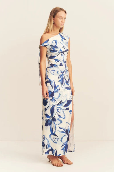 SHONA JOY - STEVIE GATHERED MAXI DRESS - BLUEBELL WALLPAPER - PERTH STOCKIST - AUSTRALIAN STOCKIST - WA STOCKIST - AUSTRALIA STOCKIST - AUS STOCKIST - PERTH BOUTIQUE - WA BOUTIQUE - AUS BOUTIQUE - AUSTRALIA BOUTIQUE 