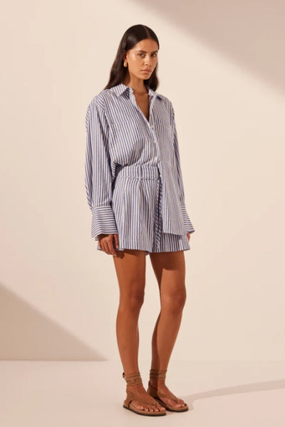 SHONA JOY - YASMINE CURVED HEM SHIRT - YASMINE - PERTH STOCKIST