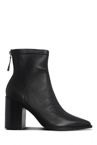 SKIN FOOTWEAR - SAYLOR BLACK 9CM ANKLE BOOT