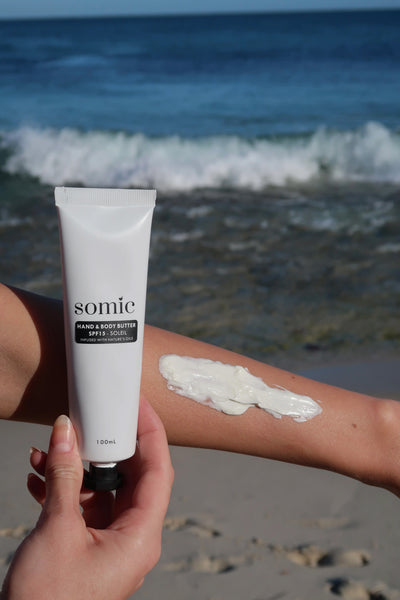 SOMIC - SOLEIL SPF15 HAND & BODY BUTTER - PERTH BOUTIQUE - AUSTRALIAN BOUTIQUE - WA BOUTIQUE - INTERNATIONAL SHIPPING - USA SHIPPING - PERTH STORES - PERTH STORE - AUSTRALIA - WA - WESTER AUSTRALIA - WOMENS FASHION - FASHION - CLOTHING - WA STOCKIST - PERTH STOCKIST - AUSTRALIAN STOCKIST - STOCKIST