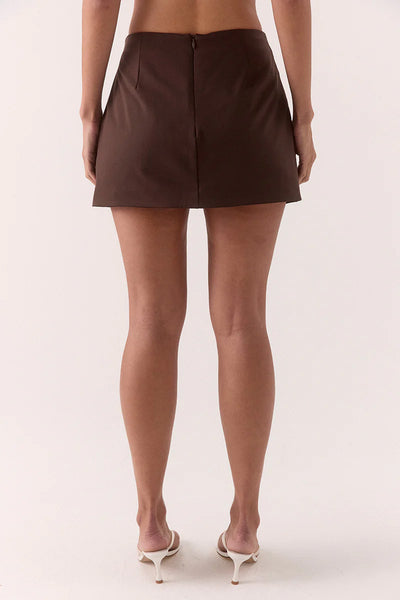 SOVERE - DARCIE SKORT - GANACHE - PERTH BOUTIQUE - AUSTRALIAN BOUTIQUE - WA BOUTIQUE - INTERNATIONAL SHIPPING - USA SHIPPING - PERTH STORES - PERTH STORE - AUSTRALIA - WA - WESTER AUSTRALIA - WOMENS FASHION - FASHION - CLOTHING - WA STOCKIST - PERTH STOCKIST - AUSTRALIAN STOCKIST - STOCKIST