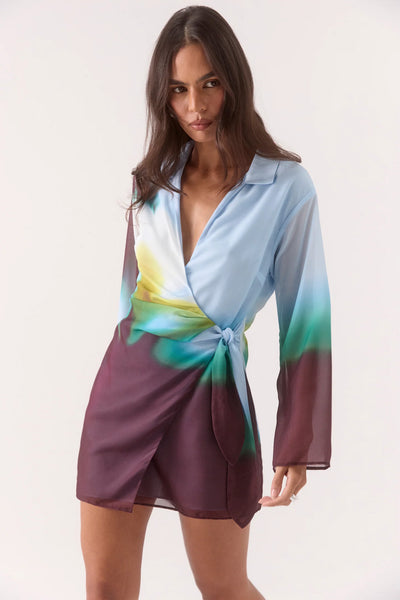 SOVERE - ZINNIA SHIRT DRESS - AZURE - PERTH BOUTIQUE - AUSTRALIAN BOUTIQUE - WA BOUTIQUE - INTERNATIONAL SHIPPING - USA SHIPPING - PERTH STORES - PERTH STORE - AUSTRALIA - WA - WESTER AUSTRALIA - WOMENS FASHION - FASHION - CLOTHING - WA STOCKIST - PERTH STOCKIST - AUSTRALIAN STOCKIST - STOCKIST