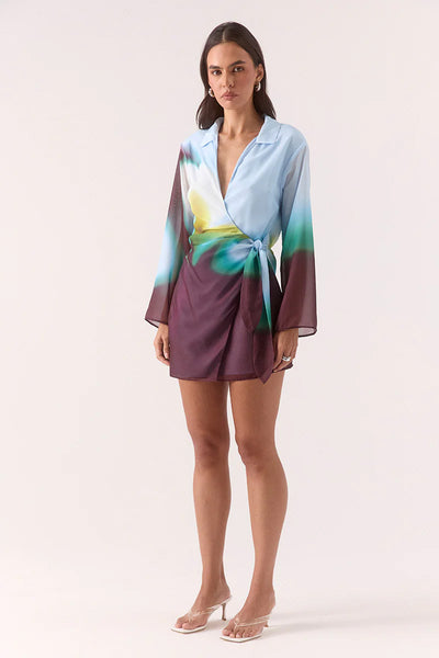 SOVERE - ZINNIA SHIRT DRESS - AZURE - PERTH BOUTIQUE - AUSTRALIAN BOUTIQUE - WA BOUTIQUE - INTERNATIONAL SHIPPING - USA SHIPPING - PERTH STORES - PERTH STORE - AUSTRALIA - WA - WESTER AUSTRALIA - WOMENS FASHION - FASHION - CLOTHING - WA STOCKIST - PERTH STOCKIST - AUSTRALIAN STOCKIST - STOCKIST