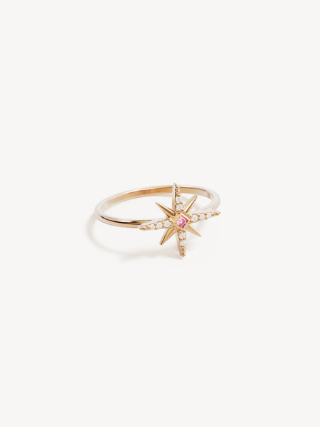 By Charlotte 18k Gold Vermeil Starry Night Ring