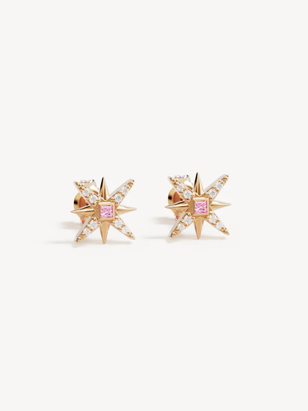 By Charlotte 18k Gold Vermeil Starry Night Stud Earrings