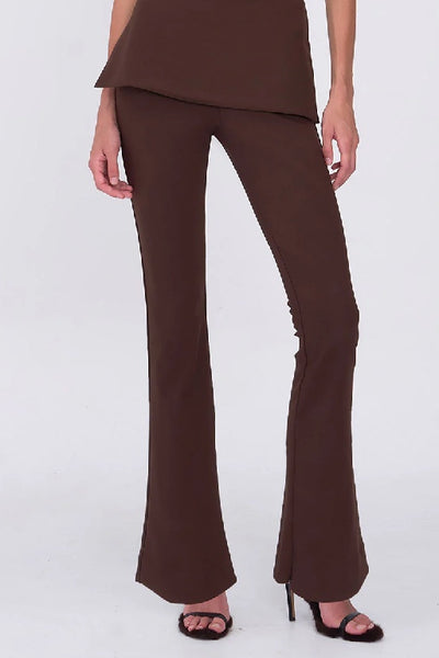 SUBOO - DEMI BOOTLEG PANT - ESPRESSO - PERTH BOUTIQUE - AUSTRALIAN BOUTIQUE - WA BOUTIQUE - INTERNATIONAL SHIPPING - USA SHIPPING - PERTH STORES - PERTH STORE - AUSTRALIA - WA - WESTER AUSTRALIA - WOMENS FASHION - FASHION - CLOTHING - WA STOCKIST - PERTH STOCKIST - AUSTRALIAN STOCKIST - STOCKIST