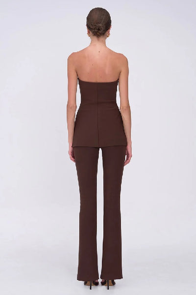 SUBOO - DEMI BOOTLEG PANT - ESPRESSO - PERTH BOUTIQUE - AUSTRALIAN BOUTIQUE - WA BOUTIQUE - INTERNATIONAL SHIPPING - USA SHIPPING - PERTH STORES - PERTH STORE - AUSTRALIA - WA - WESTER AUSTRALIA - WOMENS FASHION - FASHION - CLOTHING - WA STOCKIST - PERTH STOCKIST - AUSTRALIAN STOCKIST - STOCKIST