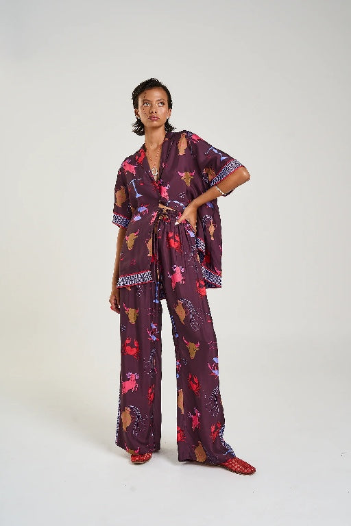 SUMMI SUMMI - BUTTON UP SS SHIRT - ZODIAC - PERTH BOUTIQUE - AUSTRALIAN BOUTIQUE - WA BOUTIQUE - INTERNATIONAL SHIPPING - USA SHIPPING - PERTH STORES - PERTH STORE - AUSTRALIA - WA - WESTER AUSTRALIA - WOMENS FASHION - FASHION - CLOTHING - WA STOCKIST - PERTH STOCKIST - AUSTRALIAN STOCKIST - STOCKIST