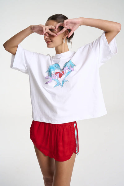 SUMMI SUMMI - I HEART DOLPHINS TEE - WHITE TROPPO - PERTH BOUTIQUE - AUSTRALIAN BOUTIQUE - WA BOUTIQUE - INTERNATIONAL SHIPPING - USA SHIPPING - PERTH STORES - PERTH STORE - AUSTRALIA - WA - WESTER AUSTRALIA - WOMENS FASHION - FASHION - CLOTHING - WA STOCKIST - PERTH STOCKIST - AUSTRALIAN STOCKIST - STOCKIST
