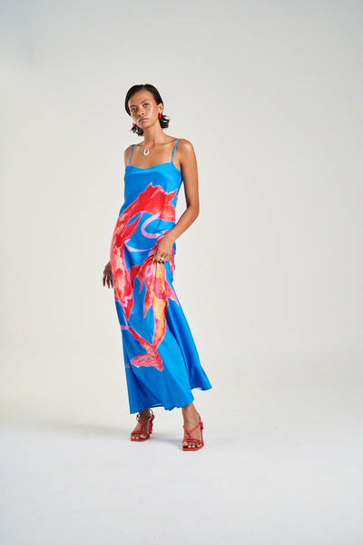 SUMMI SUMMI - LUNA MAXI DRESS - KOI - PERTH BOUTIQUE - AUSTRALIAN BOUTIQUE - WA BOUTIQUE - INTERNATIONAL SHIPPING - USA SHIPPING - PERTH STORES - PERTH STORE - AUSTRALIA - WA - WESTER AUSTRALIA - WOMENS FASHION - FASHION - CLOTHING - WA STOCKIST - PERTH STOCKIST - AUSTRALIAN STOCKIST - STOCKIST