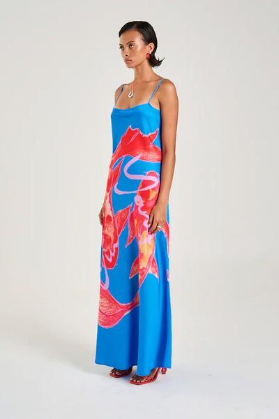 SUMMI SUMMI - LUNA MAXI DRESS - KOI - PERTH BOUTIQUE - AUSTRALIAN BOUTIQUE - WA BOUTIQUE - INTERNATIONAL SHIPPING - USA SHIPPING - PERTH STORES - PERTH STORE - AUSTRALIA - WA - WESTER AUSTRALIA - WOMENS FASHION - FASHION - CLOTHING - WA STOCKIST - PERTH STOCKIST - AUSTRALIAN STOCKIST - STOCKIST