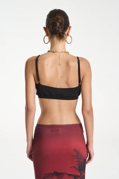  SUMMI SUMMI - SPORTS CROP - BLACK - PERTH BOUTIQUE - AUSTRALIAN BOUTIQUE - WA BOUTIQUE - INTERNATIONAL SHIPPING - USA SHIPPING - PERTH STORES - PERTH STORE - AUSTRALIA - WA - WESTER AUSTRALIA - WOMENS FASHION - FASHION - CLOTHING - WA STOCKIST - PERTH STOCKIST - AUSTRALIAN STOCKIST - STOCKIST