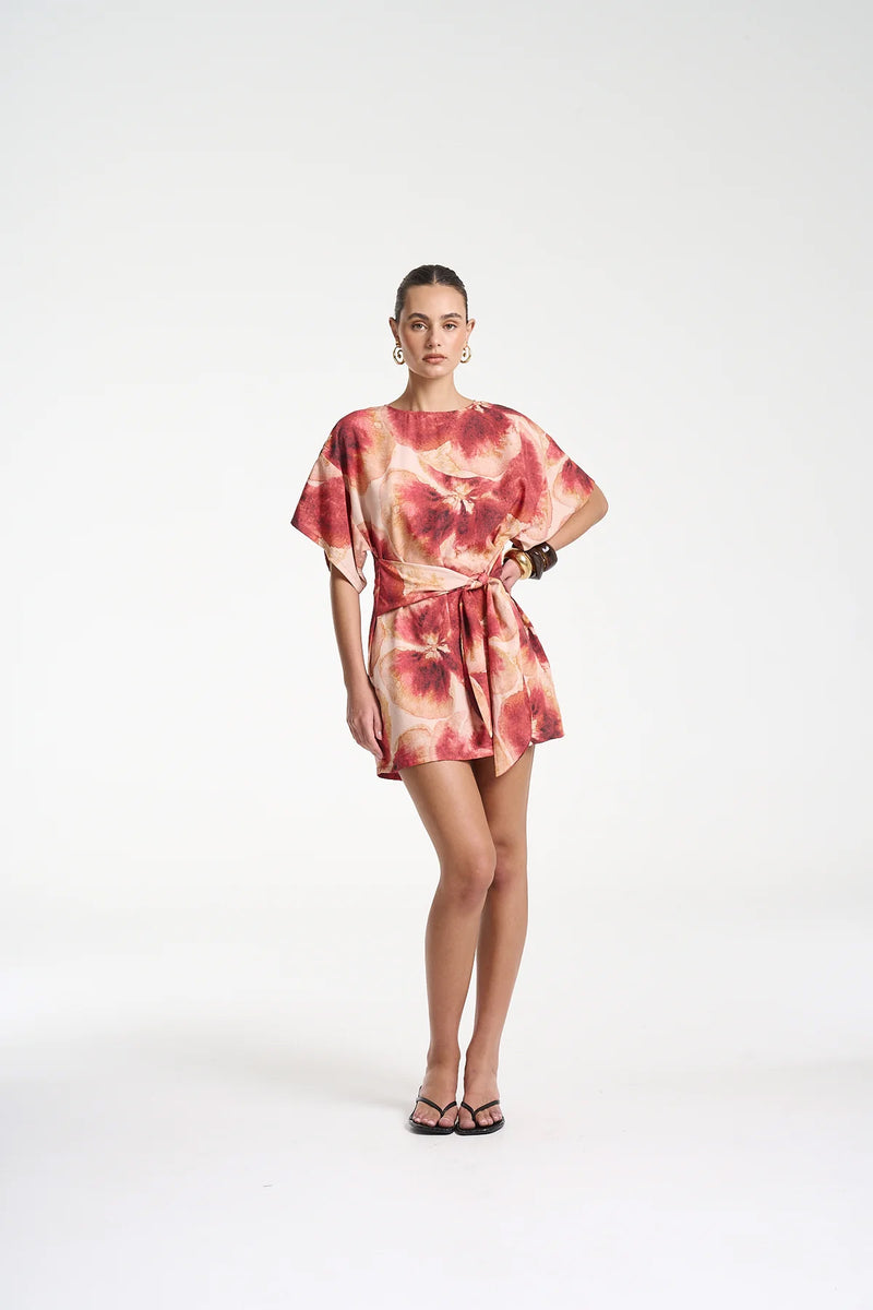 SHOP SUMMI SUMMI - TIE FRONT DRESS - ALOHA | CHACHI STORE – Chachi