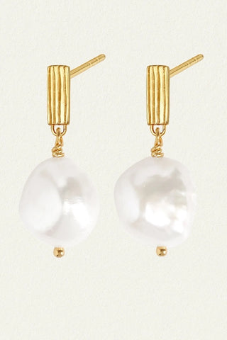TEMPLE OF THE SUN - BAROQUE EARRINGS - GOLD