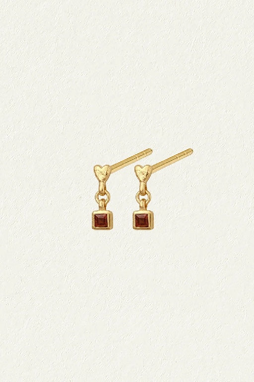 TEMPLE OF THE SUN - EROS DROP STUD EARRINGS - GOLD - PERTH STOCKIST - AUSTRALIAN STOCKIST - WA STOCKIST - AUSTRALIA STOCKIST - AUS STOCKIST - PERTH BOUTIQUE - WA BOUTIQUE - AUS BOUTIQUE - AUSTRALIA BOUTIQUE 