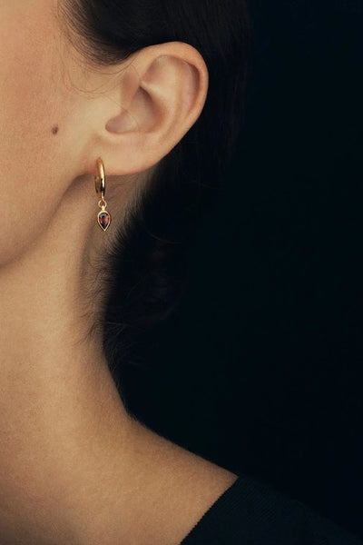 TEMPLE OF THE SUN - FLAME EARRINGS - GOLD - PERTH STOCKIST