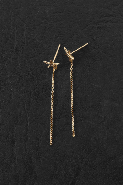 TEMPLE OF THE SUN - SEBA STUD EARRINGS - 18K GOLD VERMEIL