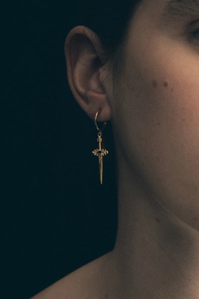 TEMPLE OF THE SUN - THEMIS SWORD EARRINGS