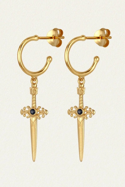 TEMPLE OF THE SUN - THEMIS SWORD EARRINGS