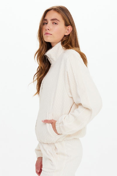 THE UPSIDE - BOW'N'ARROW VALLEY ZIP JACKET - NATURAL - PERTH STOCKIST - AUSTRALIAN STOCKIST - WA STOCKIST - AUSTRALIA STOCKIST - AUS STOCKIST - PERTH BOUTIQUE - WA BOUTIQUE - AUS BOUTIQUE - AUSTRALIA BOUTIQUE