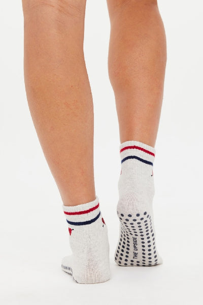 THE UPSIDE - LOVE CLUB 2 PACK GRIP SOCK - MULTI - PERTH BOUTIQUE - AUSTRALIAN BOUTIQUE - WA BOUTIQUE - INTERNATIONAL SHIPPING - USA SHIPPING - PERTH STORES - PERTH STORE - AUSTRALIA - WA - WESTER AUSTRALIA - WOMENS FASHION - FASHION - CLOTHING - WA STOCKIST - PERTH STOCKIST - AUSTRALIAN STOCKIST - STOCKIST