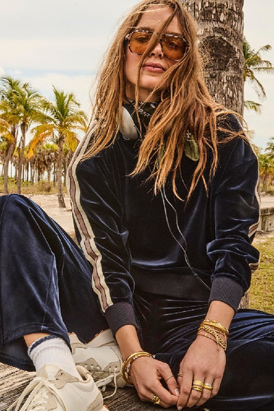THE UPSIDE - MONACO LISEL CREW NECK SWEATER - NAVY - PERTH BOUTIQUE - AUSTRALIAN BOUTIQUE - WA BOUTIQUE - INTERNATIONAL SHIPPING - USA SHIPPING - PERTH STORES - PERTH STORE - AUSTRALIA - WA - WESTER AUSTRALIA - WOMENS FASHION - FASHION - CLOTHING - WA STOCKIST - PERTH STOCKIST - AUSTRALIAN STOCKIST - STOCKIST