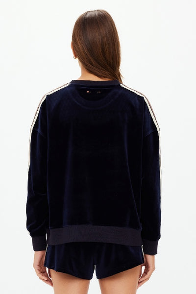 THE UPSIDE - MONACO LISEL CREW NECK SWEATER - NAVY - PERTH BOUTIQUE - AUSTRALIAN BOUTIQUE - WA BOUTIQUE - INTERNATIONAL SHIPPING - USA SHIPPING - PERTH STORES - PERTH STORE - AUSTRALIA - WA - WESTER AUSTRALIA - WOMENS FASHION - FASHION - CLOTHING - WA STOCKIST - PERTH STOCKIST - AUSTRALIAN STOCKIST - STOCKIST