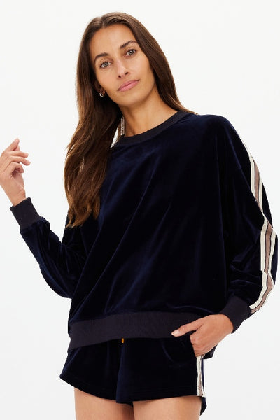 THE UPSIDE - MONACO LISEL CREW NECK SWEATER - NAVY - PERTH BOUTIQUE - AUSTRALIAN BOUTIQUE - WA BOUTIQUE - INTERNATIONAL SHIPPING - USA SHIPPING - PERTH STORES - PERTH STORE - AUSTRALIA - WA - WESTER AUSTRALIA - WOMENS FASHION - FASHION - CLOTHING - WA STOCKIST - PERTH STOCKIST - AUSTRALIAN STOCKIST - STOCKIST