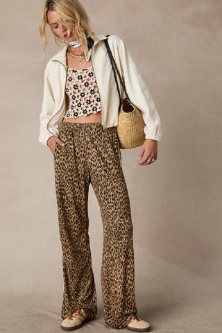THE UPSIDE - PANTHERA JETSET PANT - LEOPARD - PERTH STOCKIST - AUSTRALIAN STOCKIST - WA STOCKIST - AUSTRALIA STOCKIST - AUS STOCKIST - PERTH BOUTIQUE - WA BOUTIQUE - AUS BOUTIQUE - AUSTRALIA BOUTIQUE 