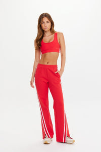 THE UPSIDE - PETRA FLARE PANT - RED - PERTH STOCKIST - AUSTRALIAN STOCKIST - WA STOCKIST - AUSTRALIA STOCKIST - AUS STOCKIST - PERTH BOUTIQUE - WA BOUTIQUE - AUS BOUTIQUE - AUSTRALIA BOUTIQUE