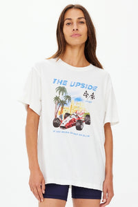  THE UPSIDE - RACEWAY SAMMI TEE - CREME - PERTH BOUTIQUE - AUSTRALIAN BOUTIQUE - WA BOUTIQUE - INTERNATIONAL SHIPPING - USA SHIPPING - PERTH STORES - PERTH STORE - AUSTRALIA - WA - WESTER AUSTRALIA - WOMENS FASHION - FASHION - CLOTHING - WA STOCKIST - PERTH STOCKIST - AUSTRALIAN STOCKIST - STOCKIST