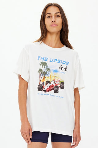  THE UPSIDE - RACEWAY SAMMI TEE - CREME - PERTH BOUTIQUE - AUSTRALIAN BOUTIQUE - WA BOUTIQUE - INTERNATIONAL SHIPPING - USA SHIPPING - PERTH STORES - PERTH STORE - AUSTRALIA - WA - WESTER AUSTRALIA - WOMENS FASHION - FASHION - CLOTHING - WA STOCKIST - PERTH STOCKIST - AUSTRALIAN STOCKIST - STOCKIST