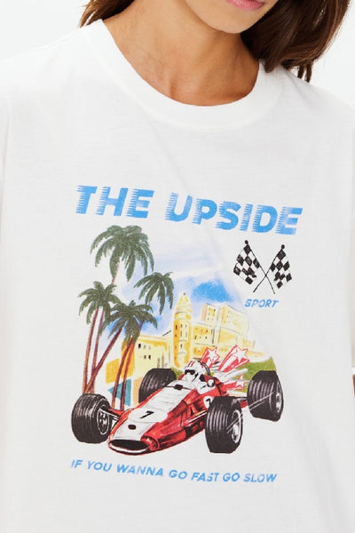  THE UPSIDE - RACEWAY SAMMI TEE - CREME - PERTH BOUTIQUE - AUSTRALIAN BOUTIQUE - WA BOUTIQUE - INTERNATIONAL SHIPPING - USA SHIPPING - PERTH STORES - PERTH STORE - AUSTRALIA - WA - WESTER AUSTRALIA - WOMENS FASHION - FASHION - CLOTHING - WA STOCKIST - PERTH STOCKIST - AUSTRALIAN STOCKIST - STOCKIST