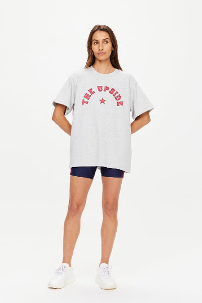 THE UPSIDE- RANCHERO SAMMI TEE - GREY MARLE - PERTH STOCKIST - AUSTRALIAN STOCKIST - WA STOCKIST - AUSTRALIA STOCKIST - AUS STOCKIST - PERTH BOUTIQUE - WA BOUTIQUE - AUS BOUTIQUE - AUSTRALIA BOUTIQUE