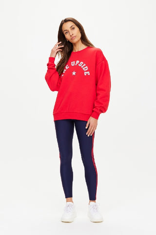 THE UPSIDE - RANCHERO SATURN CREW SWEATER - ROJA - PERTH STOCKIST - AUSTRALIAN STOCKIST - WA STOCKIST - AUSTRALIA STOCKIST - AUS STOCKIST - PERTH BOUTIQUE - WA BOUTIQUE - AUS BOUTIQUE - AUSTRALIA BOUTIQUE