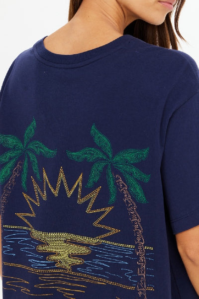 THE UPSIDE - SAMMI TEE - NAVY - PERTH BOUTIQUE - AUSTRALIAN BOUTIQUE - WA BOUTIQUE - INTERNATIONAL SHIPPING - USA SHIPPING - PERTH STORES - PERTH STORE - AUSTRALIA - WA - WESTER AUSTRALIA - WOMENS FASHION - FASHION - CLOTHING - WA STOCKIST - PERTH STOCKIST - AUSTRALIAN STOCKIST - STOCKIST