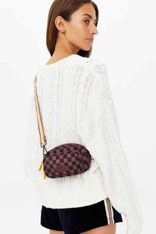 THE UPSIDE - TECHNICA VOYAGE CROSSBODY BAG - CHECK - PERTH BOUTIQUE - AUSTRALIAN BOUTIQUE - WA BOUTIQUE - INTERNATIONAL SHIPPING - USA SHIPPING - PERTH STORES - PERTH STORE - AUSTRALIA - WA - WESTER AUSTRALIA - WOMENS FASHION - FASHION - CLOTHING - WA STOCKIST - PERTH STOCKIST - AUSTRALIAN STOCKIST - STOCKIST