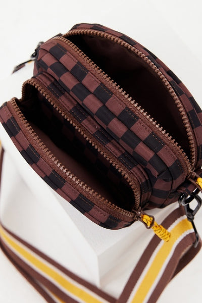THE UPSIDE - TECHNICA VOYAGE CROSSBODY BAG - CHECK - PERTH BOUTIQUE - AUSTRALIAN BOUTIQUE - WA BOUTIQUE - INTERNATIONAL SHIPPING - USA SHIPPING - PERTH STORES - PERTH STORE - AUSTRALIA - WA - WESTER AUSTRALIA - WOMENS FASHION - FASHION - CLOTHING - WA STOCKIST - PERTH STOCKIST - AUSTRALIAN STOCKIST - STOCKIST