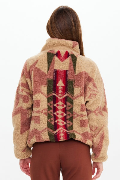 THE UPSIDE - TOTEM HARLOW FLEECE PULLOVER - ROSEWATER - PERTH STOCKIST - AUSTRALIAN STOCKIST - WA STOCKIST - AUSTRALIA STOCKIST - AUS STOCKIST - PERTH BOUTIQUE - WA BOUTIQUE - AUS BOUTIQUE - AUSTRALIA BOUTIQUE