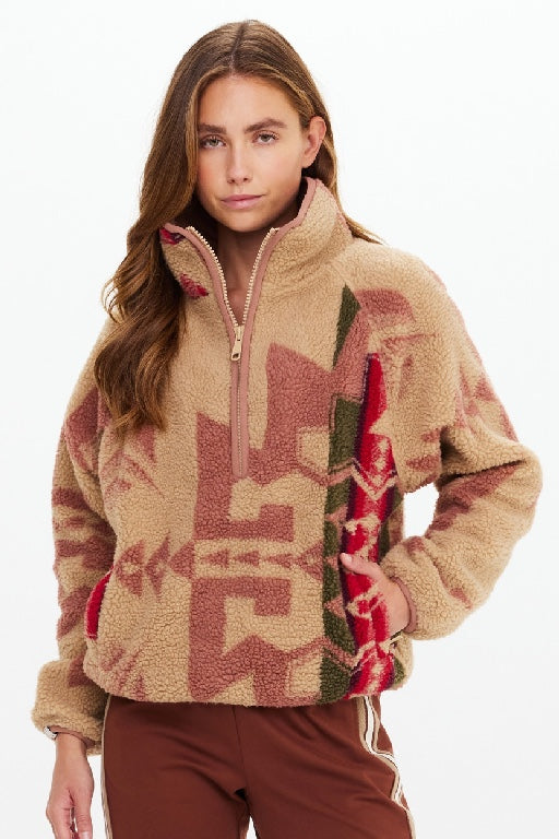 THE UPSIDE - TOTEM HARLOW FLEECE PULLOVER - ROSEWATER - PERTH STOCKIST - AUSTRALIAN STOCKIST - WA STOCKIST - AUSTRALIA STOCKIST - AUS STOCKIST - PERTH BOUTIQUE - WA BOUTIQUE - AUS BOUTIQUE - AUSTRALIA BOUTIQUE