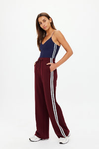 THE UPSIDE - VITESSE MARNIE WIDE LEG PANT - MERLOT - PERTH BOUTIQUE - AUSTRALIAN BOUTIQUE - WA BOUTIQUE - INTERNATIONAL SHIPPING - USA SHIPPING - PERTH STORES - PERTH STORE - AUSTRALIA - WA - WESTER AUSTRALIA - WOMENS FASHION - FASHION - CLOTHING - WA STOCKIST - PERTH STOCKIST - AUSTRALIAN STOCKIST - STOCKIST