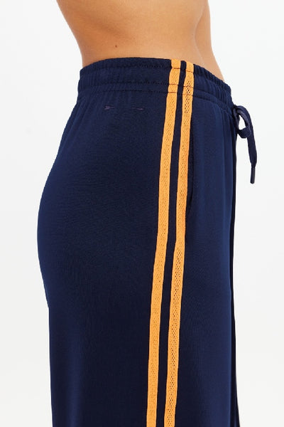 THE UPSIDE - VITESSE MARNIE WIDE LEG PANT - NAVY - PERTH BOUTIQUE - AUSTRALIAN BOUTIQUE - WA BOUTIQUE - INTERNATIONAL SHIPPING - USA SHIPPING - PERTH STORES - PERTH STORE - AUSTRALIA - WA - WESTER AUSTRALIA - WOMENS FASHION - FASHION - CLOTHING - WA STOCKIST - PERTH STOCKIST - AUSTRALIAN STOCKIST - STOCKIST
