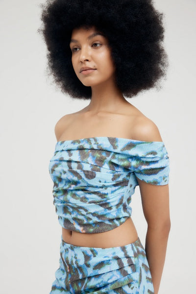 THIRD FORM - ELECTRIC TUCKED TOP - TIE DYE