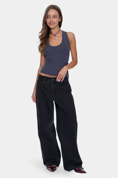 THRILLS - ASTRA V-NECK TANK - CARBON