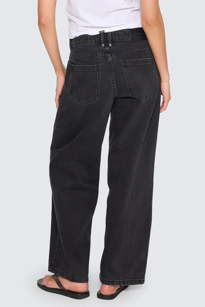 THRILLS - BILLIE LOW RISE BAGGY JEAN - AGED BLACK