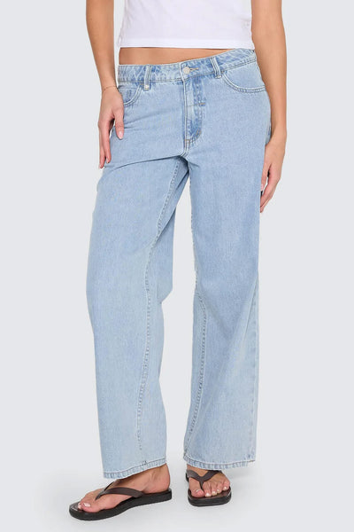 THRILLS - BILLIE LOW RISE BAGGY JEAN - AGELESS BLUE