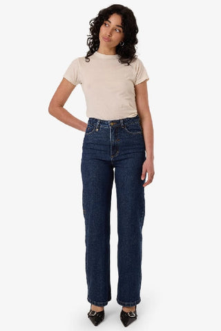 THRILLS - CHERRY HIGH RISE STRETCH JEAN - RINSED INK - PERTH STOCKIST - AUSTRALIAN STOCKIST - WA STOCKIST - AUSTRALIA STOCKIST - AUS STOCKIST - PERTH BOUTIQUE - WA BOUTIQUE - AUS BOUTIQUE - AUSTRALIA BOUTIQUE 