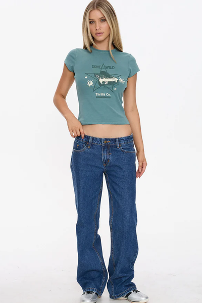 THRILLS - DRIVE ME WILD CLUB TEE - GREEN COAST