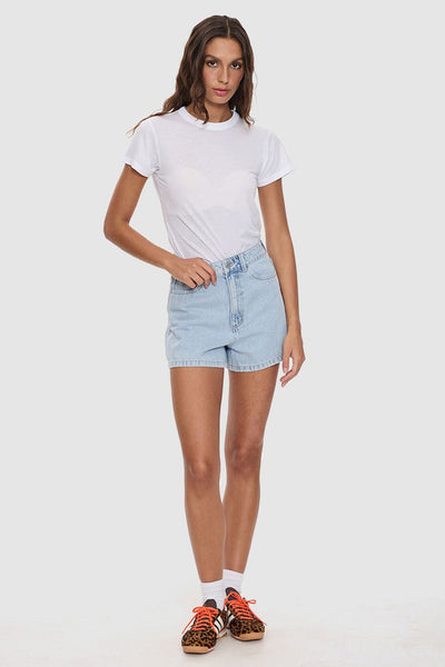 THRILLS - ERICA HIGH RISE SHORT -  SERENITY BLUE - PERTH BOUTIQUE - AUSTRALIAN BOUTIQUE - WA BOUTIQUE - INTERNATIONAL SHIPPING - USA SHIPPING - PERTH STORES - PERTH STORE - AUSTRALIA - WA - WESTER AUSTRALIA - WOMENS FASHION - FASHION - CLOTHING - WA STOCKIST - PERTH STOCKIST - AUSTRALIAN STOCKIST - STOCKIST
